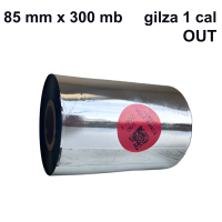 Taśma termotransferowa do bawełny E-202 woskowo-żywiczna premium 85mm x 300mb OUT