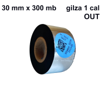 Taśma termotransferowa H-302 żywiczna premium  30mm x 300mb OUT