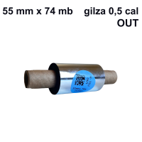 Taśma termotransferowa H-302 żywiczna premium  55mm x 74mb OUT