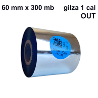 Taśma termotransferowa H-302 żywiczna premium  60mm x 300mb OUT
