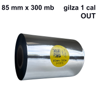 Taśma termotransferowa H-402 żywiczna do folii 85mm x 300mb OUT