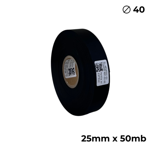 Poliuretan dwustronny  czarny matowy 25mm x 50mm premium