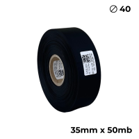 Poliuretan dwustronny  czarny matowy 35mm x 50mb premium