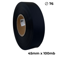 Poliuretan dwustronny  czarny matowy 45mm x 100mb premium