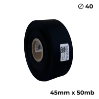 Poliuretan dwustronny  czarny matowy 45mm x 50mb premium
