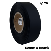 Poliuretan dwustronny  czarny matowy 50mm x 100mb premium