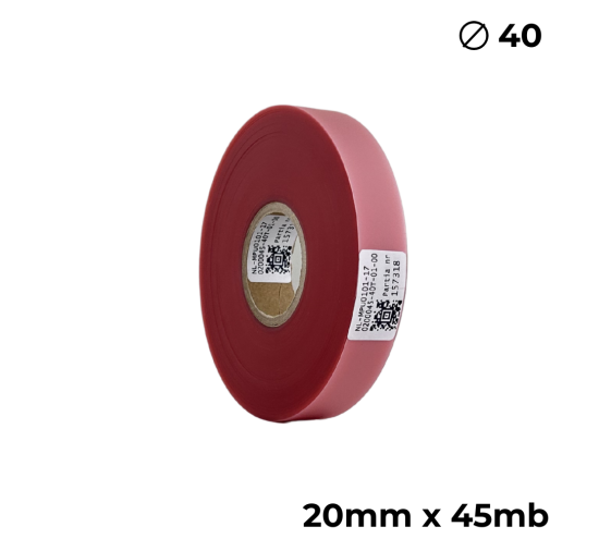 Poliuretan dwustronny transparentny różowy 20mm x 45mb premium