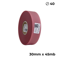 Poliuretan dwustronny transparentny różowy 30mm x 45mb premium