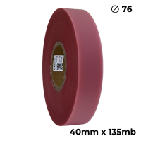 Poliuretan dwustronny transparentny różowy 40mm x 135mb premium