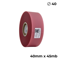 Poliuretan dwustronny transparentny różowy 40mm x 45mb premium