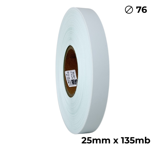 Poliuretan dwustronny miętowy 25mm x 135mb premium