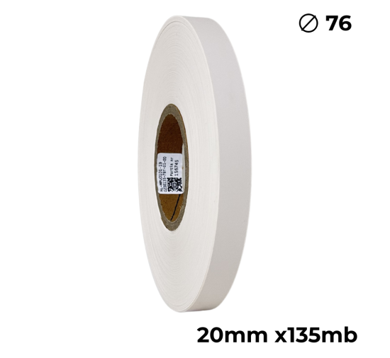 Poliuretan dwustronny kremowy 20mm x 135mb premium