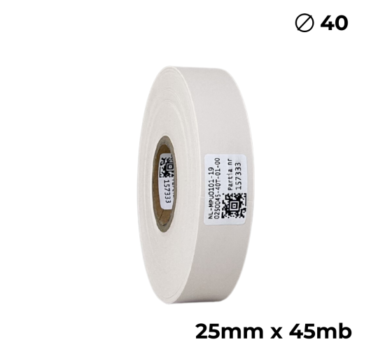 Poliuretan dwustronny kremowy 25mm x 45mb premium