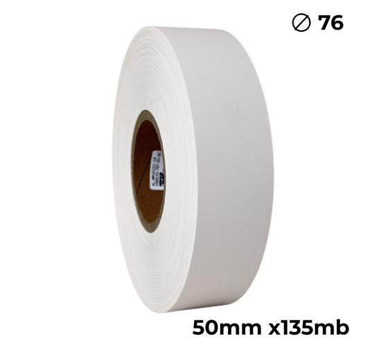 Poliuretan dwustronny kremowy 50mm x 135mb premium Poliuretan dwustronny kremowy 50mm x 135mb premium