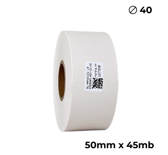 Poliuretan dwustronny kremowy 50mm x 45mb premium