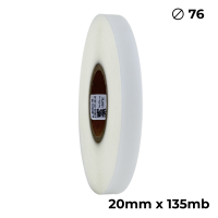 Poliuretan dwustronny transparentny matowy 20mm x 135mb premium