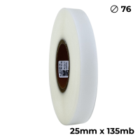 Poliuretan dwustronny transparentny matowy 25mm x 135mb premium