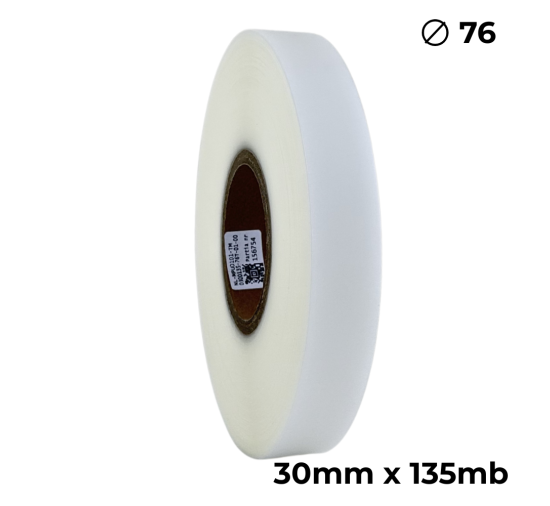 Poliuretan dwustronny transparentny matowy 30mm x 135mb premium