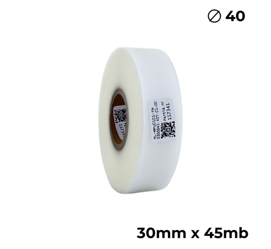 Poliuretan dwustronny transparentny matowy 30mm x 45mb premium Poliuretan dwustronny transparentny matowy 30mm x 45mb premium