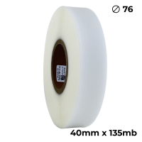 Poliuretan dwustronny transparentny matowy 40mm x 135mb premium