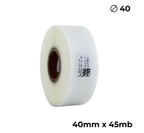 Poliuretan dwustronny transparentny matowy 40mm x 45mb premium Poliuretan dwustronny transparentny matowy 40mm x 45mb premium