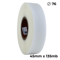 Poliuretan dwustronny transparentny matowy 45mm x 135mb premium