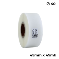 Poliuretan dwustronny transparentny matowy 45mm x 45mb premium