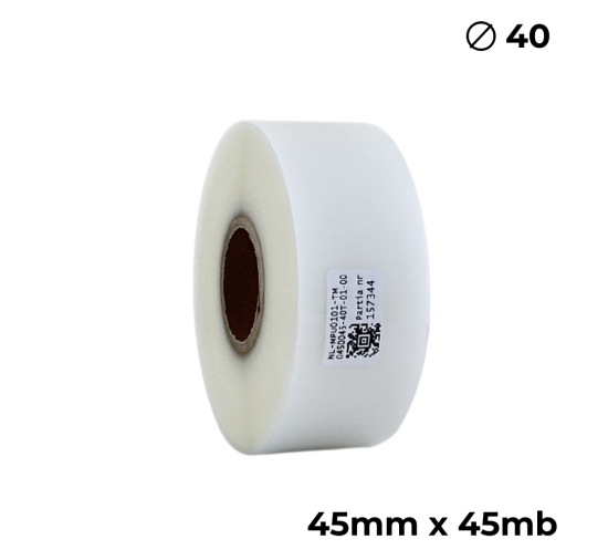 Poliuretan dwustronny transparentny matowy 45mm x 45mb premium Poliuretan dwustronny transparentny matowy 45mm x 45mb premium