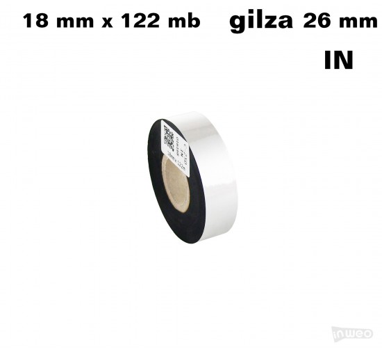 Folia hot stamping woskowo - żywiczna 18x122 IN